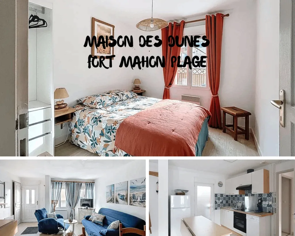 Blue & White Simple Holiday Photo Collage